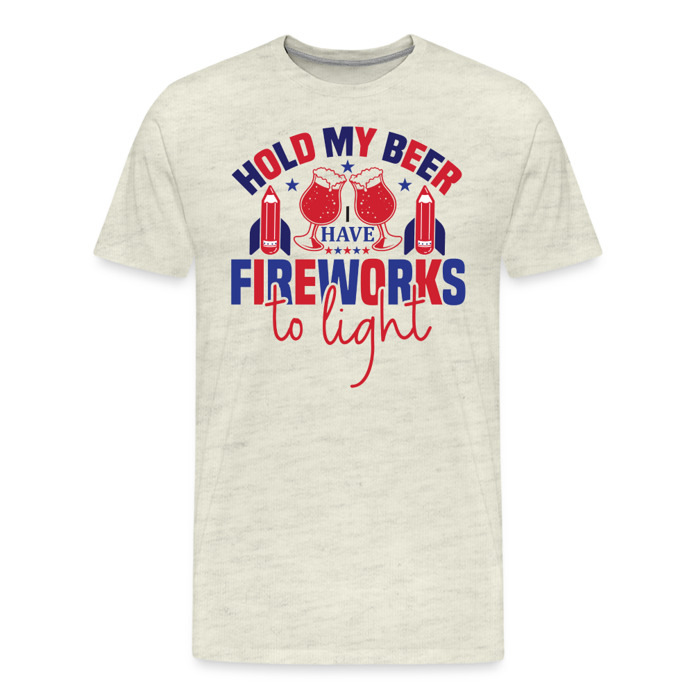 "Hold My Beer" 4th of July Men's Premium T-Shirt